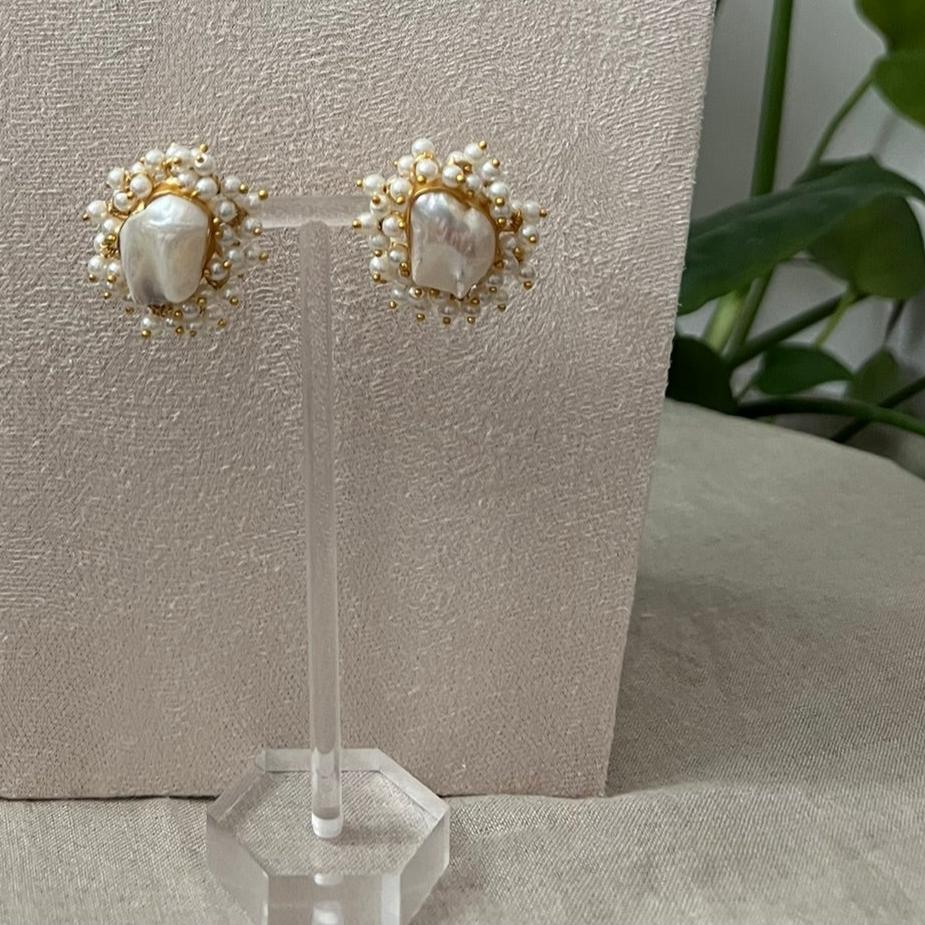 Pearls on Pearls, a Beautiful cord of Freshwater Pearls - Item Q