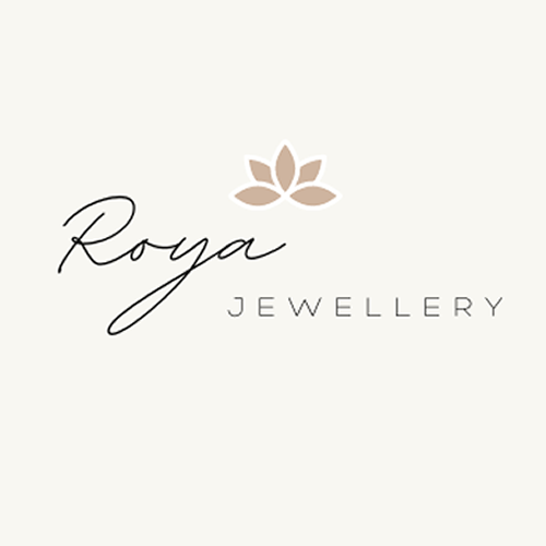 Roya Jewellery Logo with Lotus Flower